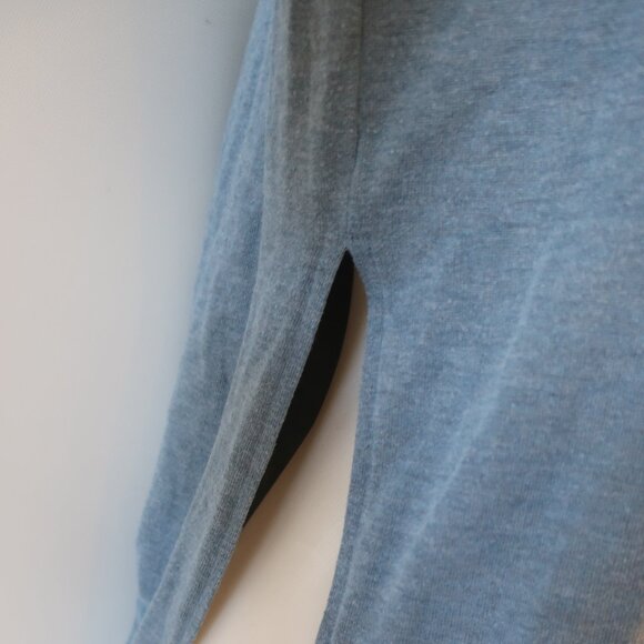 Womens Alo Yoga Blue High Low Pullover Sweatshirt Top S - Picture 4 of 13